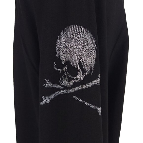 Mastermind Japan Embroidered Logo LS Baseball T-Shirt M Men Black Skull NWT $695 - Picture 6 of 15